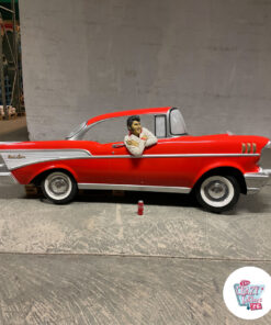 Figura Decoración Elvis Chevy 57