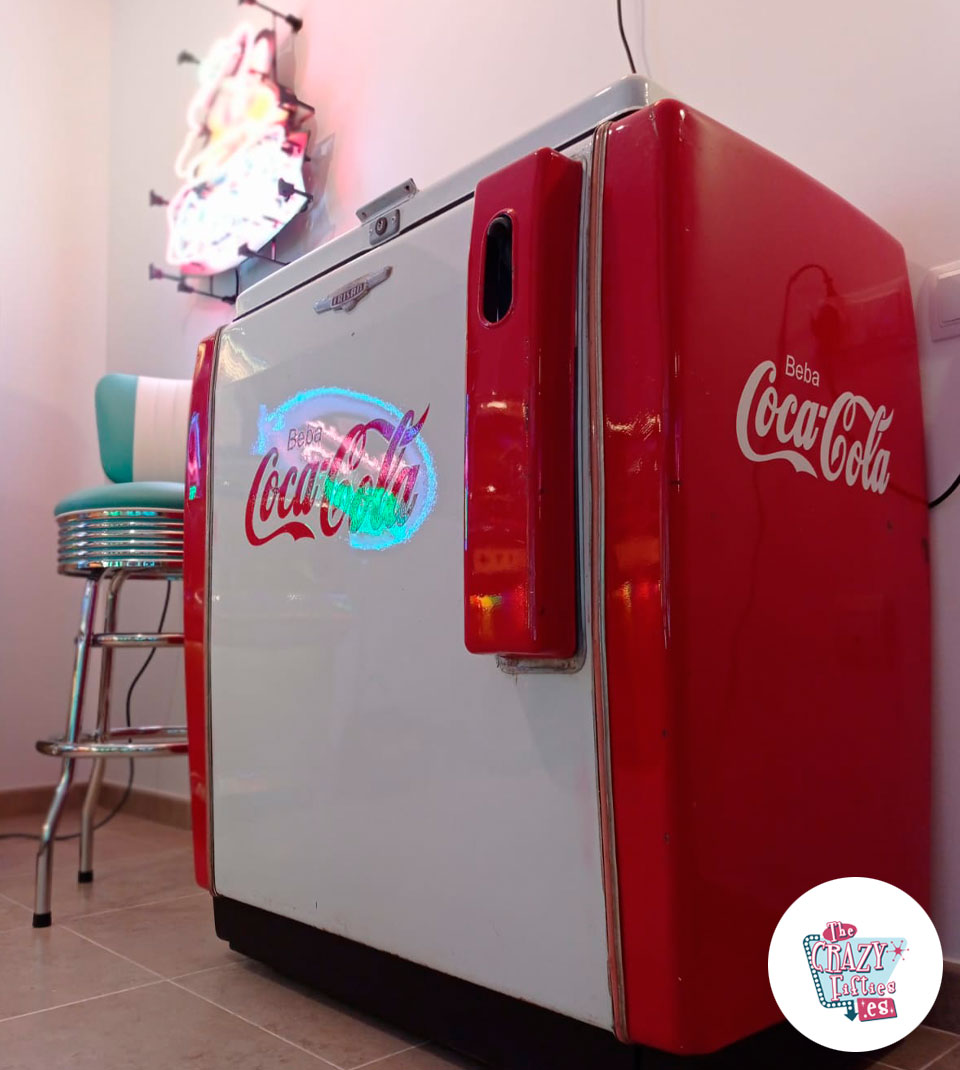 Réfrigérateur Coca Cola, Vintage, Compléments de Décor