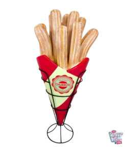 Figura Decoración Paquete Churros rojo