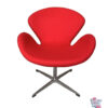 Swan Chair Cachemir Roja