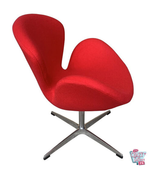 Swan Chair Cachemir Roja