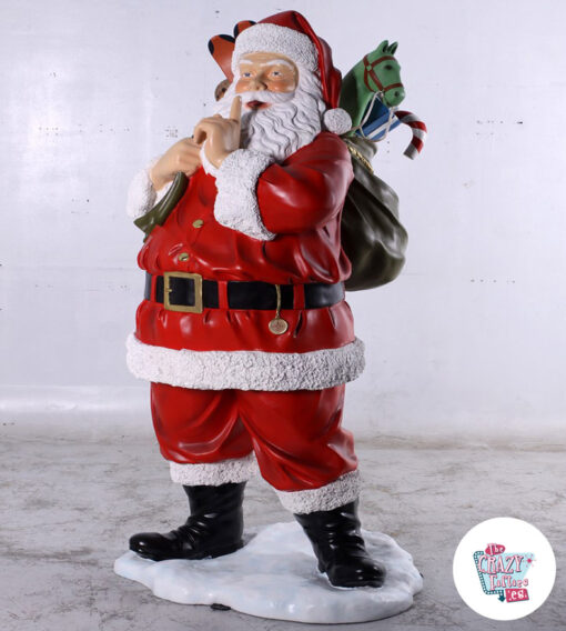 Figura Decoración Navidad Papa Noel Saco de Juguetes1