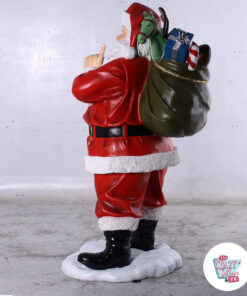 Figura Decoración Navidad Papa Noel Saco de Juguetes1