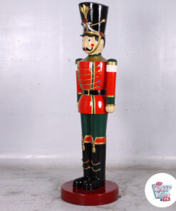 Figura Decoración Navidad Soldadito de Plomo Real