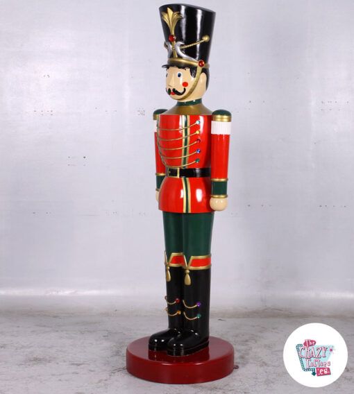 Figura Decoración Navidad Soldadito de Plomo Real