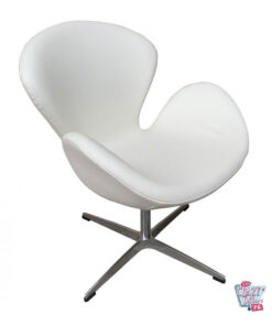 Swan Chair Vinilo Blanco