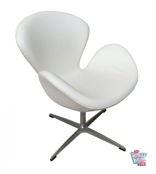 Swan Chair Vinilo Blanco