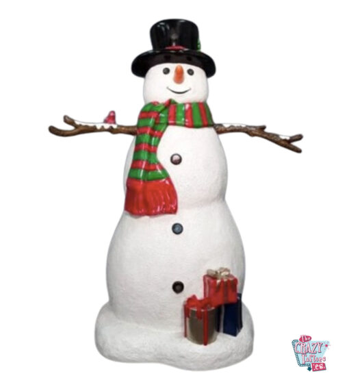 Figura Decoración Navidad Muñeco de Nieve Regalos