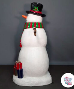 Figura Decoración Navidad Muñeco de Nieve Regalos