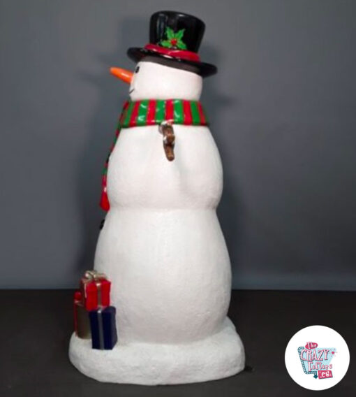 Figura Decoración Navidad Muñeco de Nieve Regalos