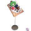 Figura Decoración Gofre Con Toppings