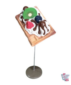 Figura Decoración Gofre Con Toppings