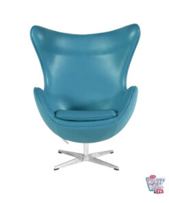 Egg Chair EcoPiel Turquesa1