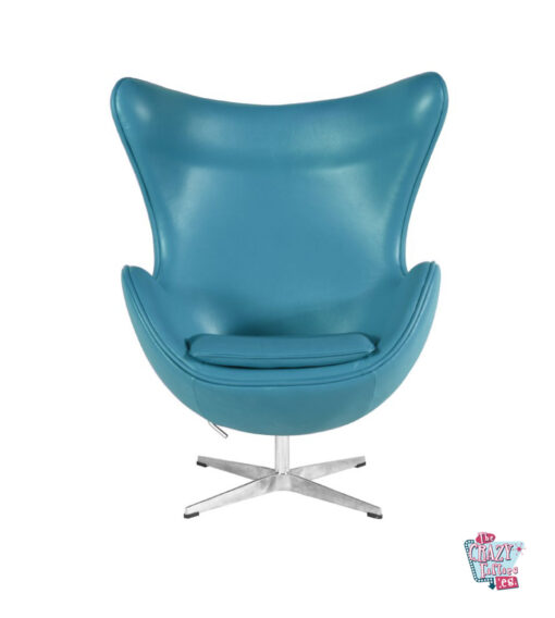 Egg Chair EcoPiel Turquesa1