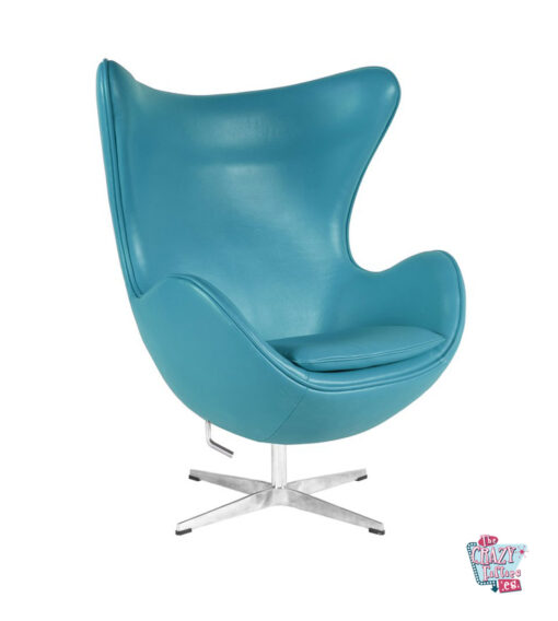 Egg Chair EcoPiel Turquesa1