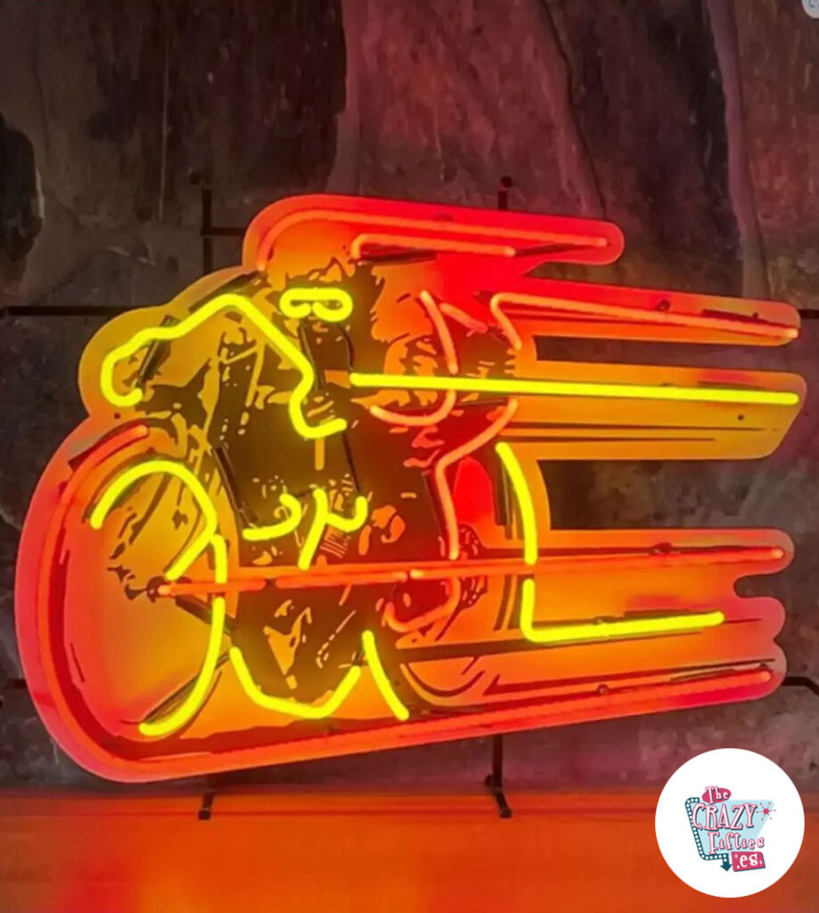 Neon Cafe Racer On