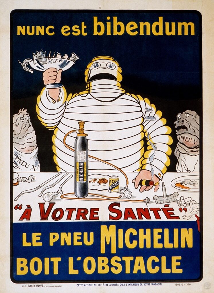 Primer Cartel de Bibendum 1898