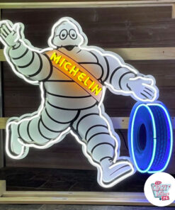 Cartel Neon Michelin Bibendum