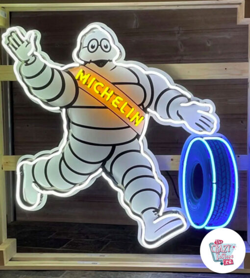 Cartel Neon Michelin Bibendum