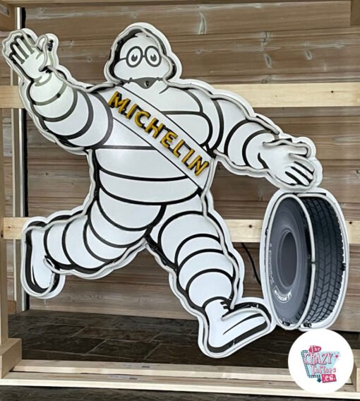 Cartel Neon Michelin Bibendum