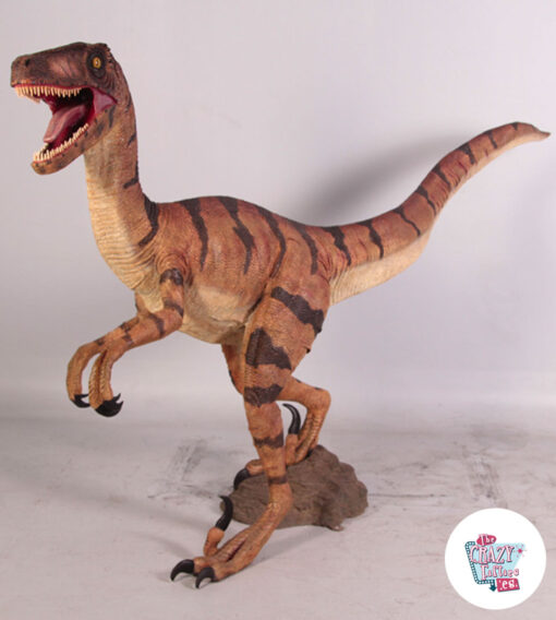 Increíble Figura Dinosaurio Velociraptor1